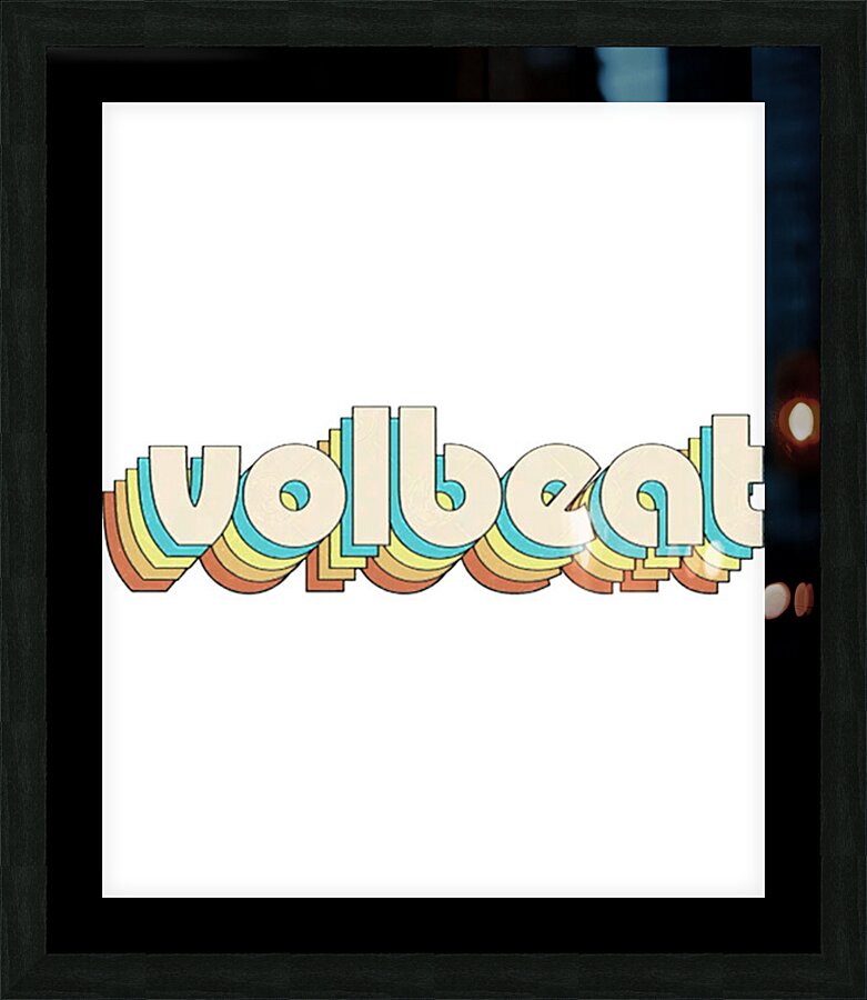 Volbeat 7 Picture Frame print
