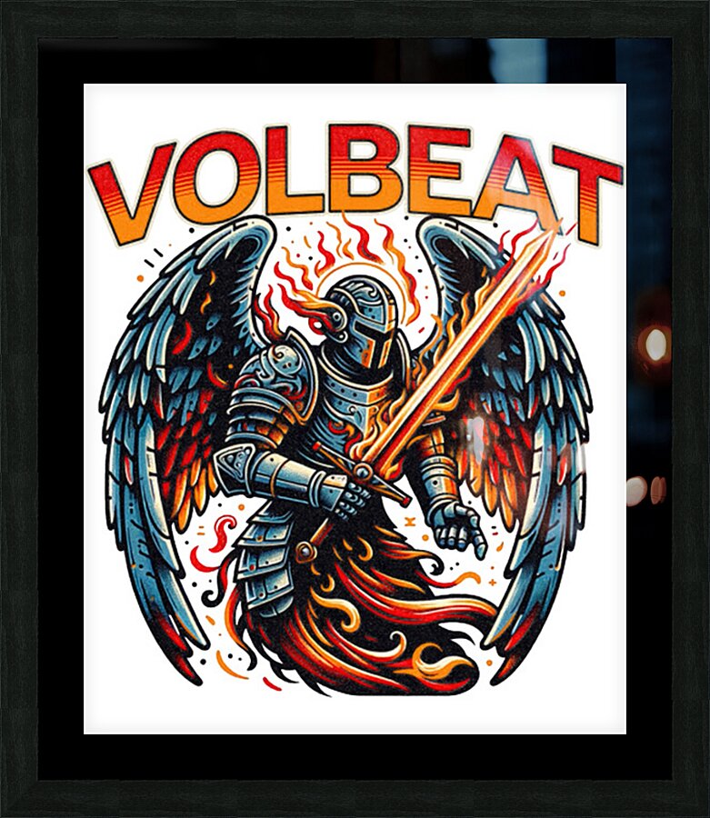 Volbeat 13 Picture Frame print