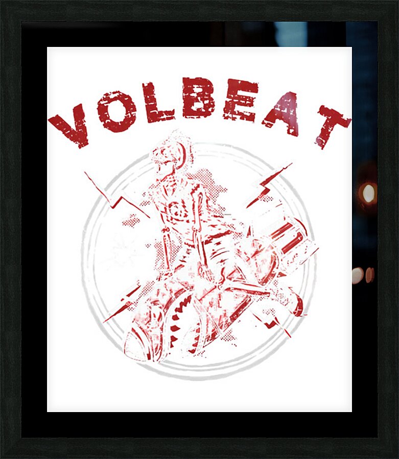 Volbeat 15 Picture Frame print