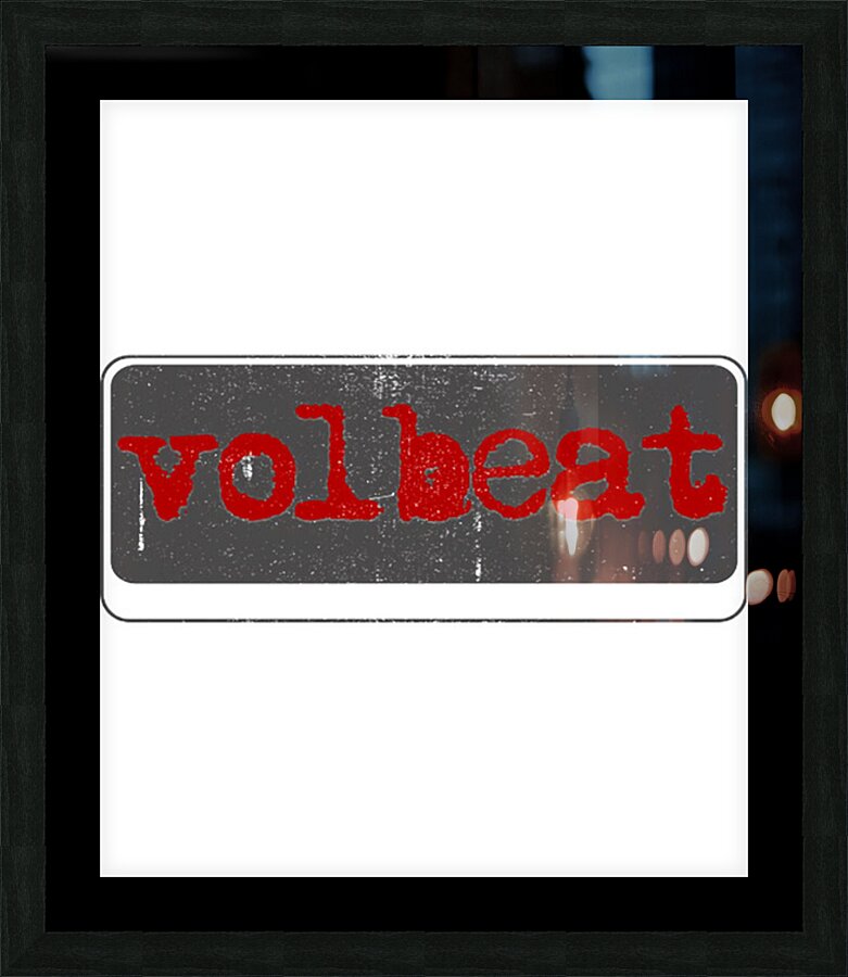 Volbeat 18 Picture Frame print
