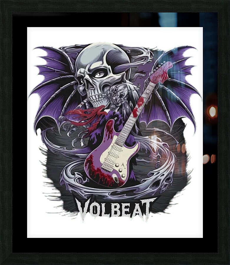 Volbeat 19 Picture Frame print