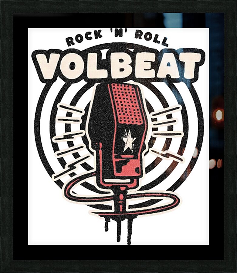 Volbeat 24 Picture Frame print
