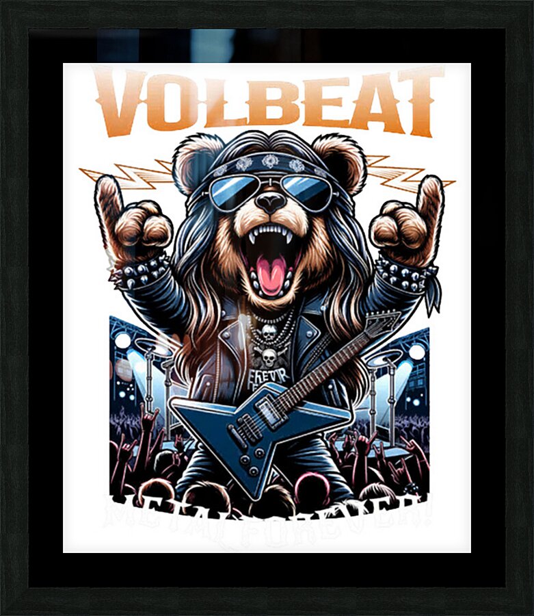 Volbeat 26 Picture Frame print