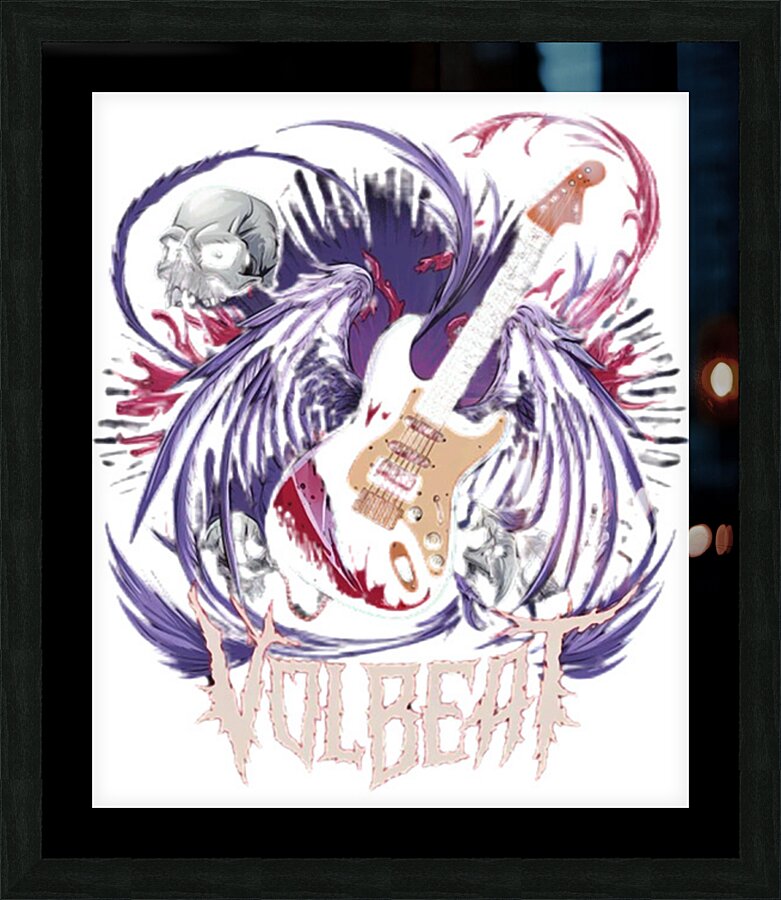 Volbeat 40 Picture Frame print