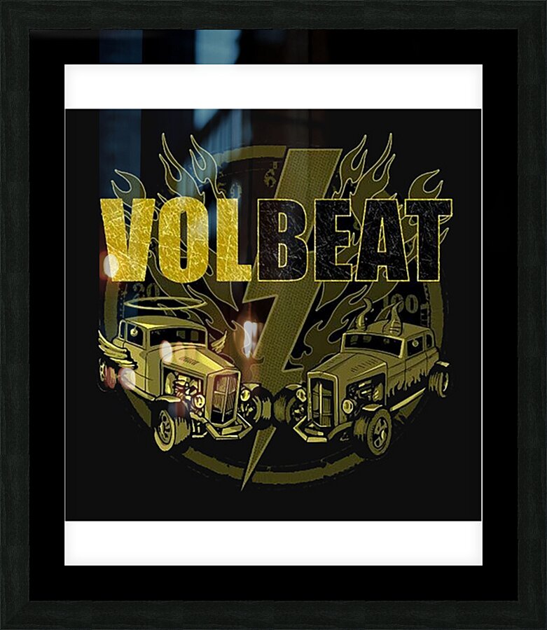 Volbeat 7 Picture Frame print