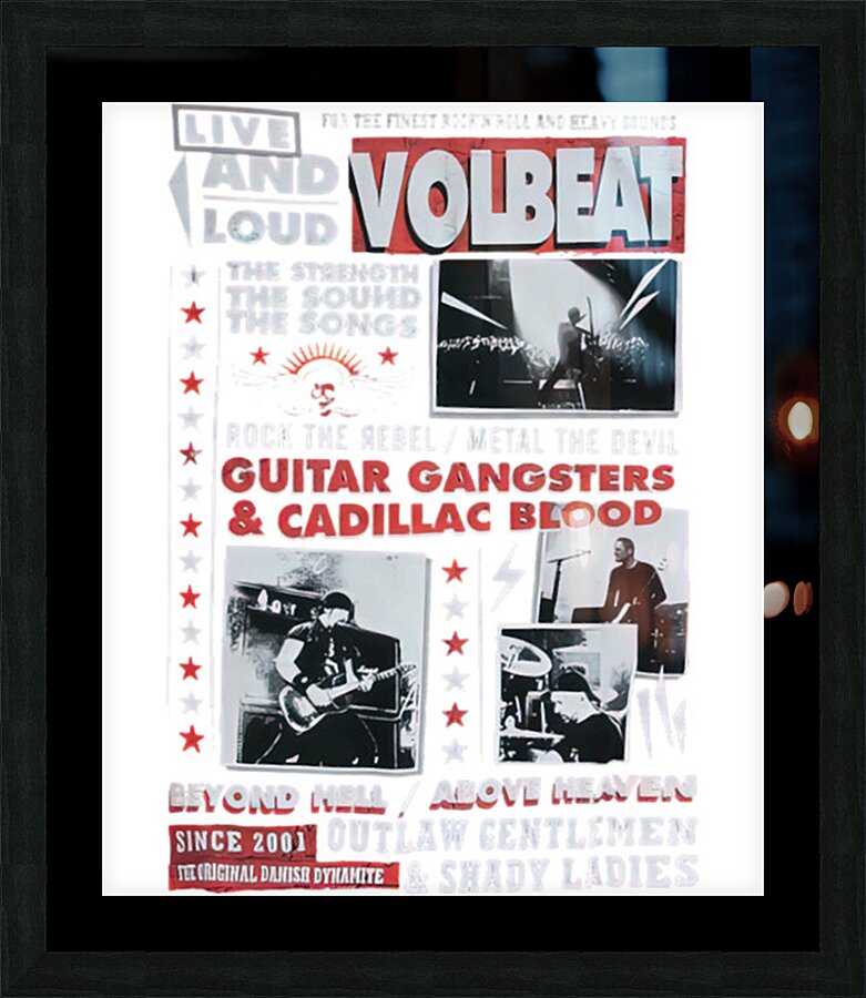 Volbeat 12 Picture Frame print