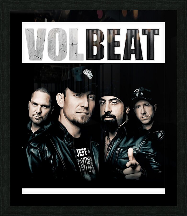 Volbeat 15 Picture Frame print