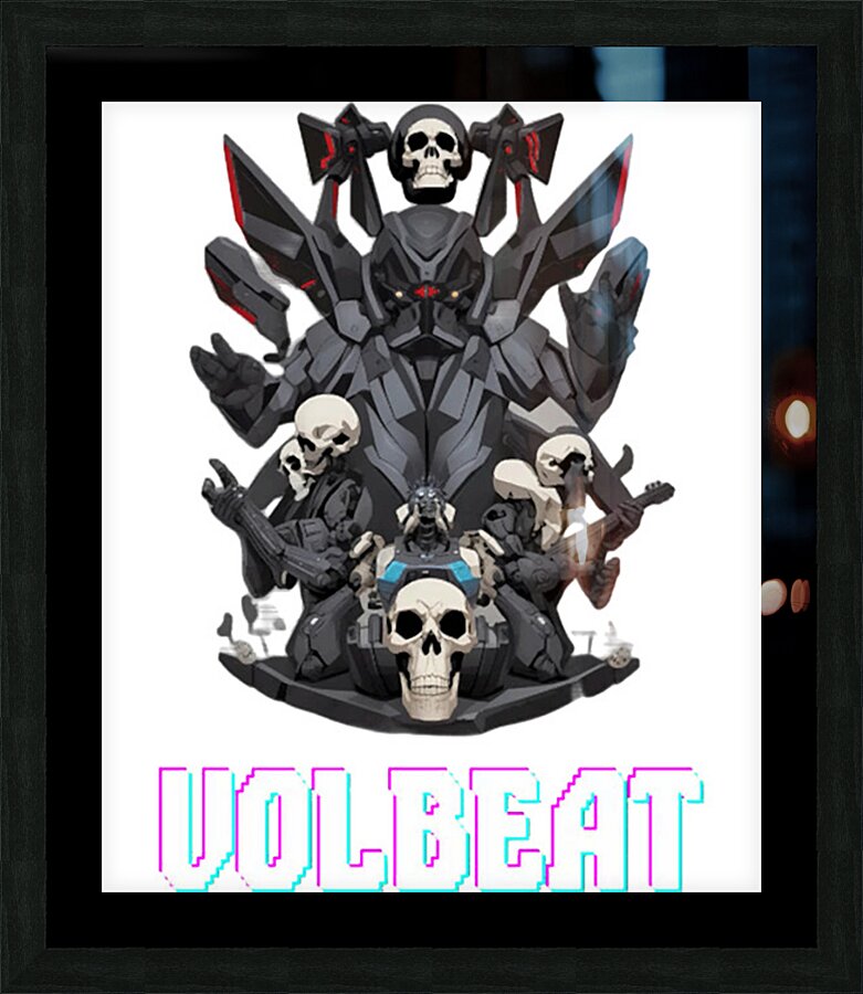 Volbeat 16 Picture Frame print
