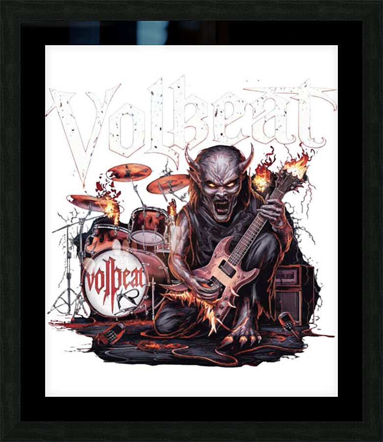 Volbeat 22 Picture Frame Printing