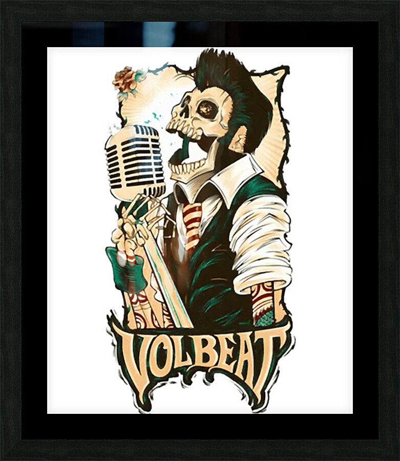 Volbeat 28 Picture Frame print