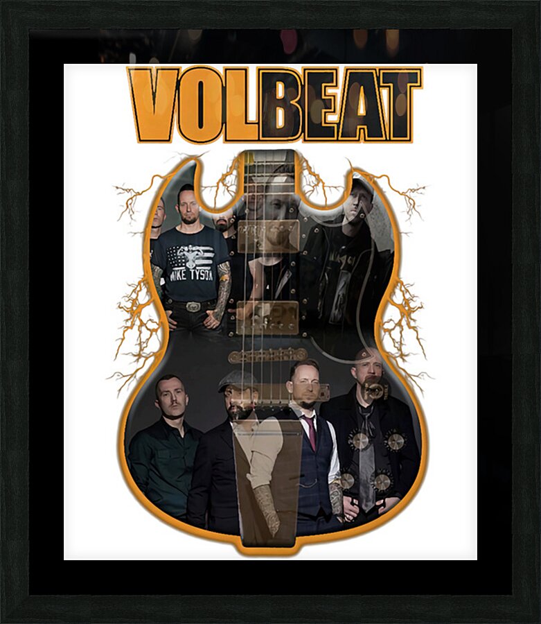 Volbeat 40 Picture Frame print