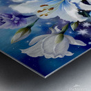 Blue Florals Metal print