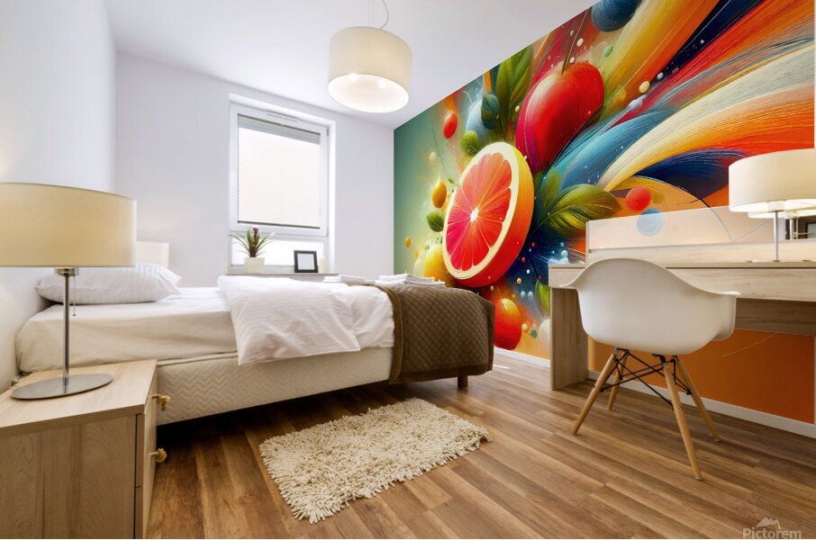 Fruitopia Mural print