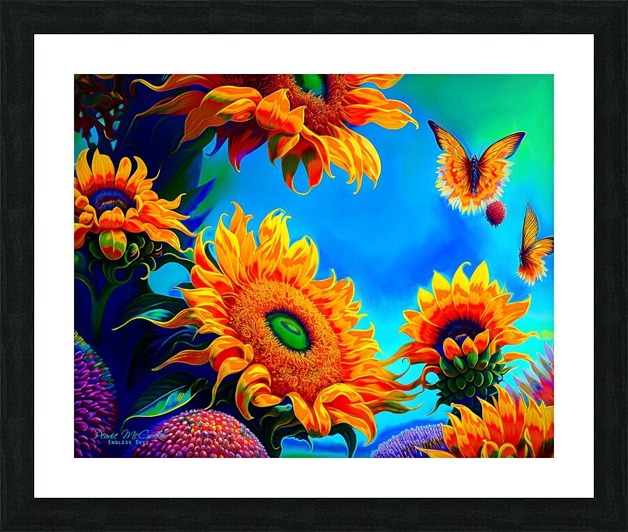 Sunflower Dream Picture Frame print