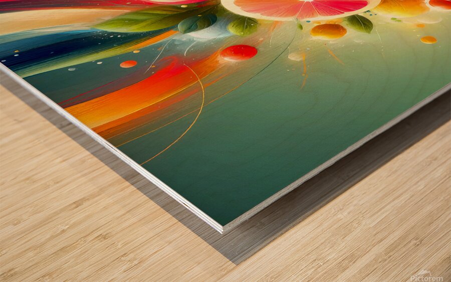 Fruitopia Wood print