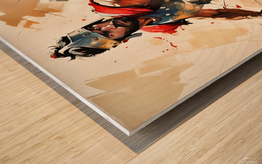 Gladiator Wood print