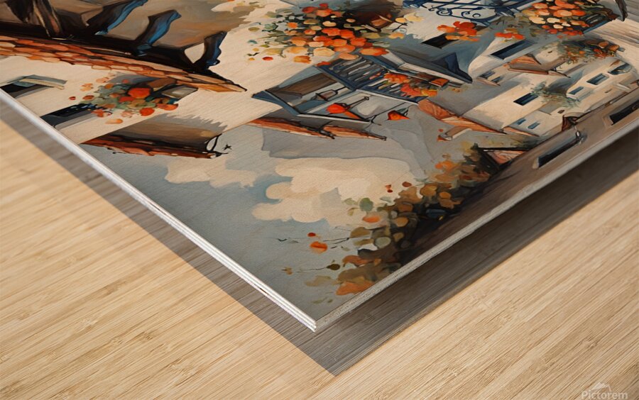 The Village Wood print