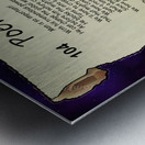 104 The purpose of my soul Metal print