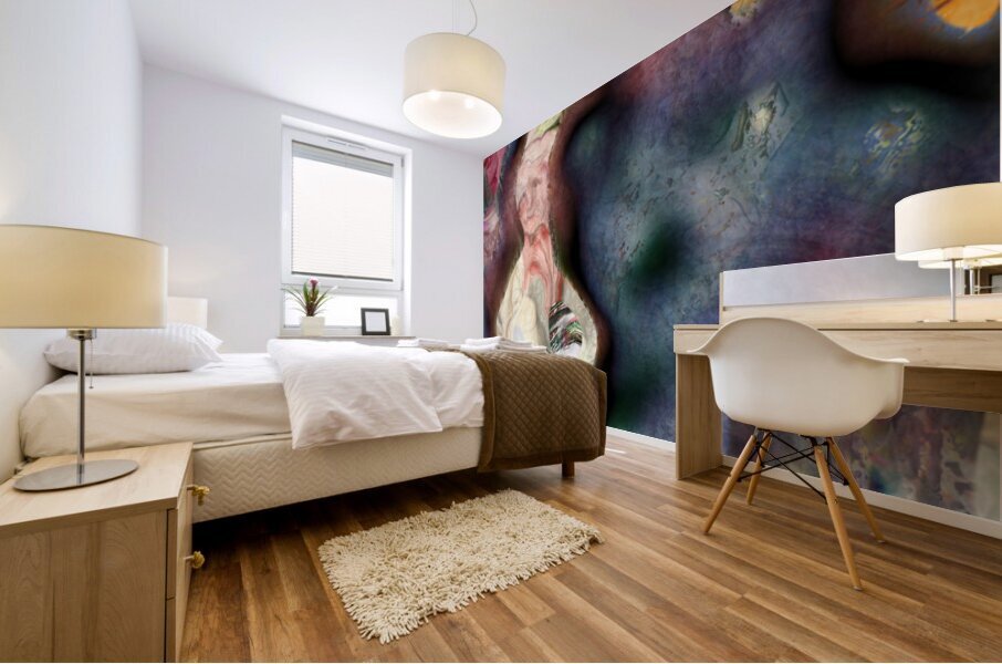 And who might this be Mural print