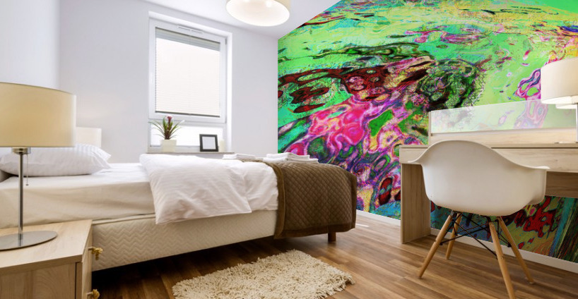 Triddle Mural print