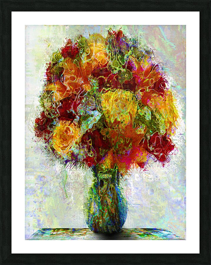 Flowers 4 Picture Frame print