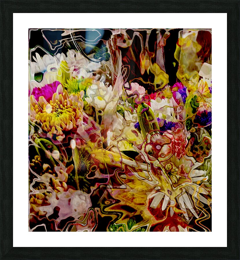 Flower drum Picture Frame print