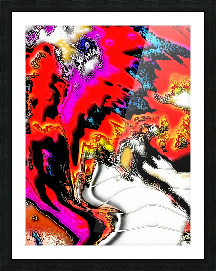 Watching the show Picture Frame print