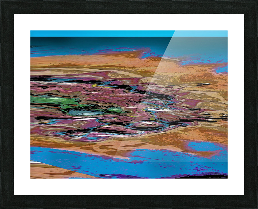 Marshland Picture Frame print