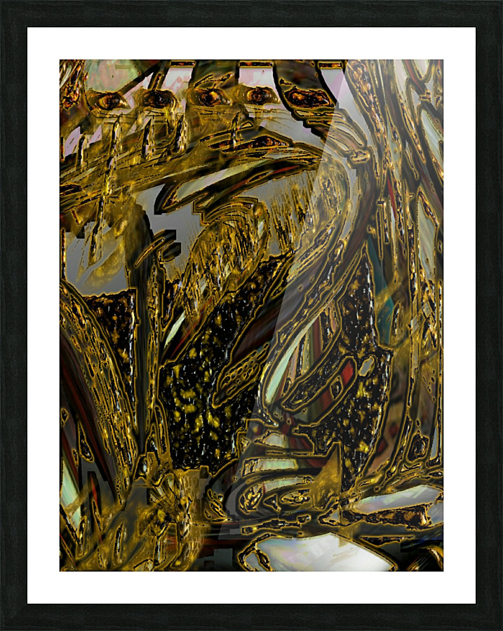 Gold mine Picture Frame print