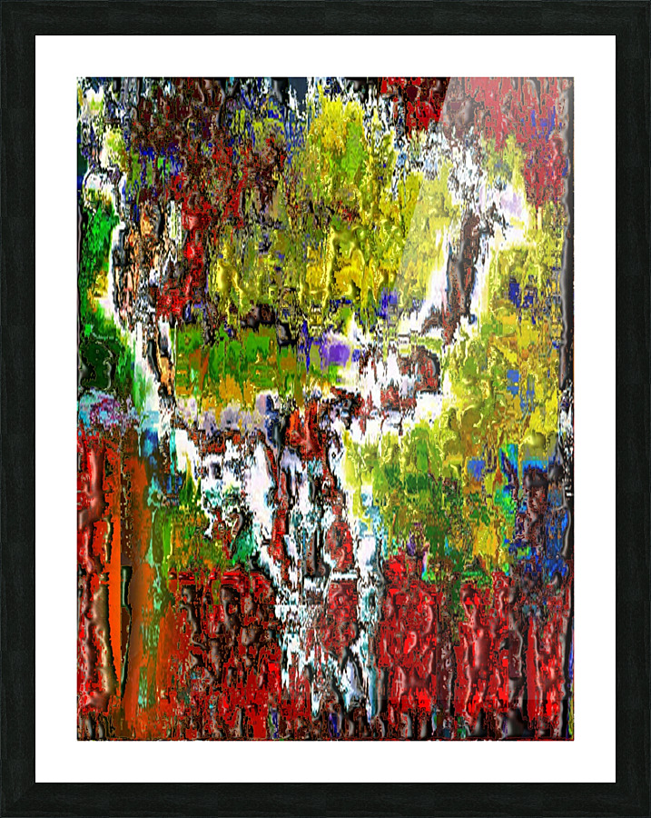 Excerpto Picture Frame print