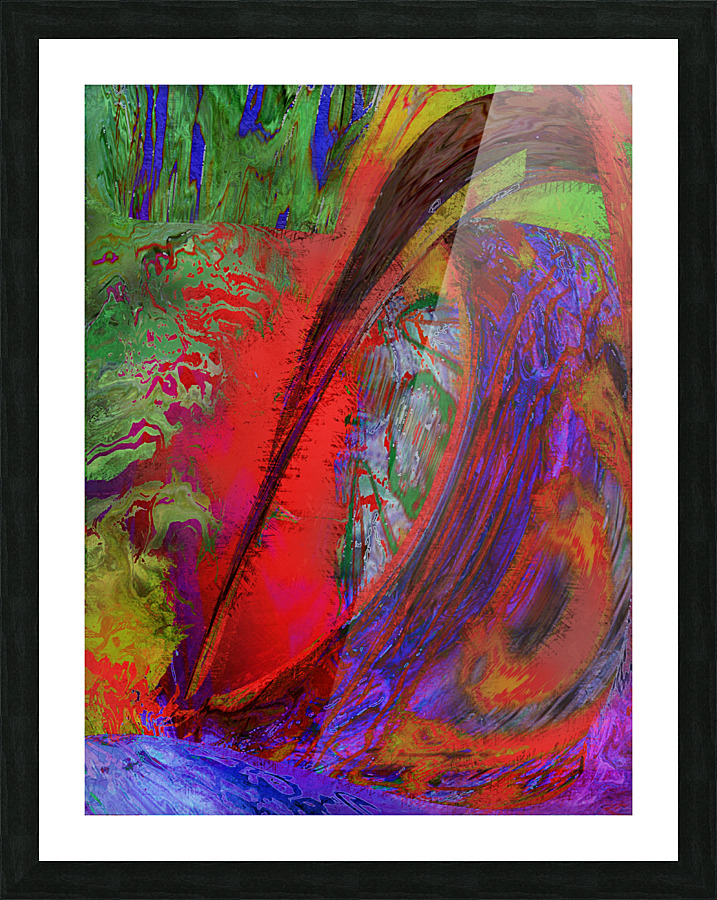 Exquis Picture Frame print