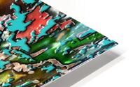 Heute blau HD Metal print