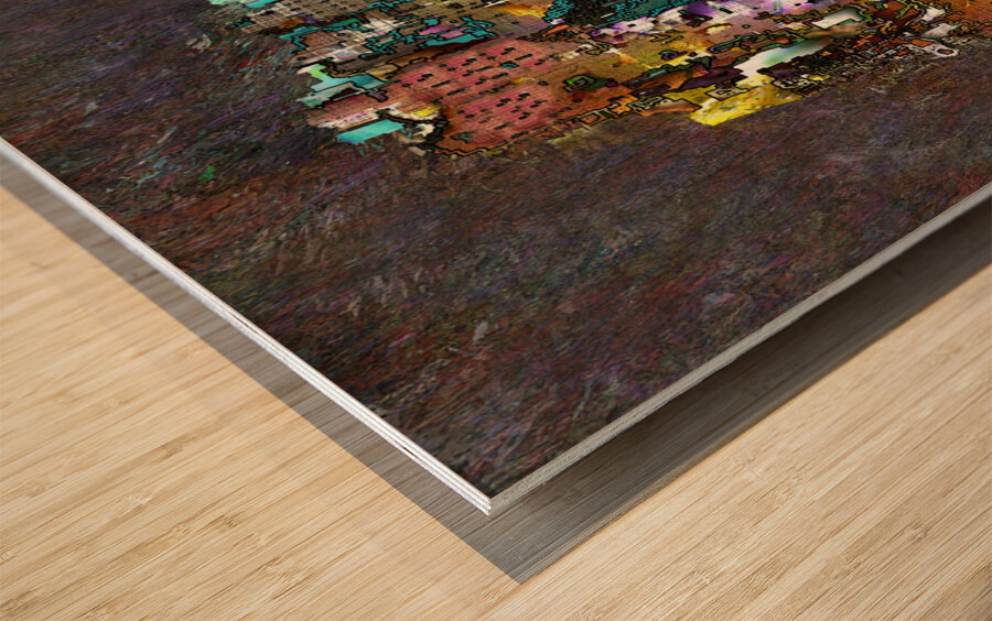 Drum Castle Wood print