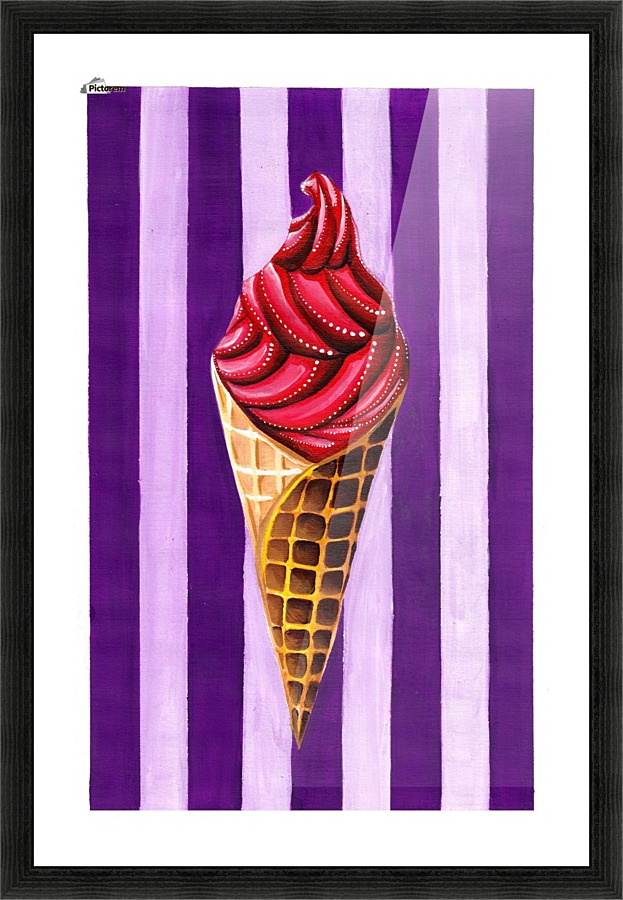 Ice Cream Picture Frame print