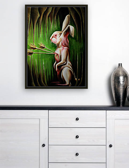 White Rabbit by Adam Gillespie Artwork