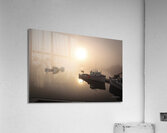 Foggy Day on the River Acrylic Print