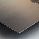 Foggy Day on the River Metal print