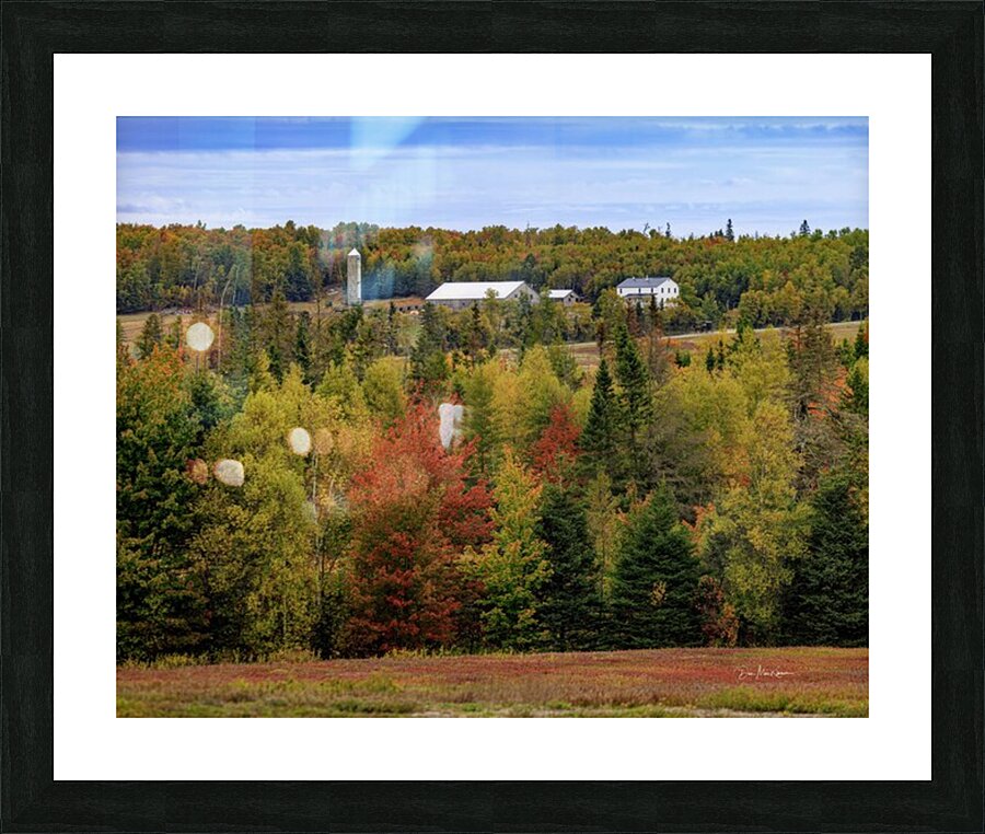 Peake s in the Fall Picture Frame print