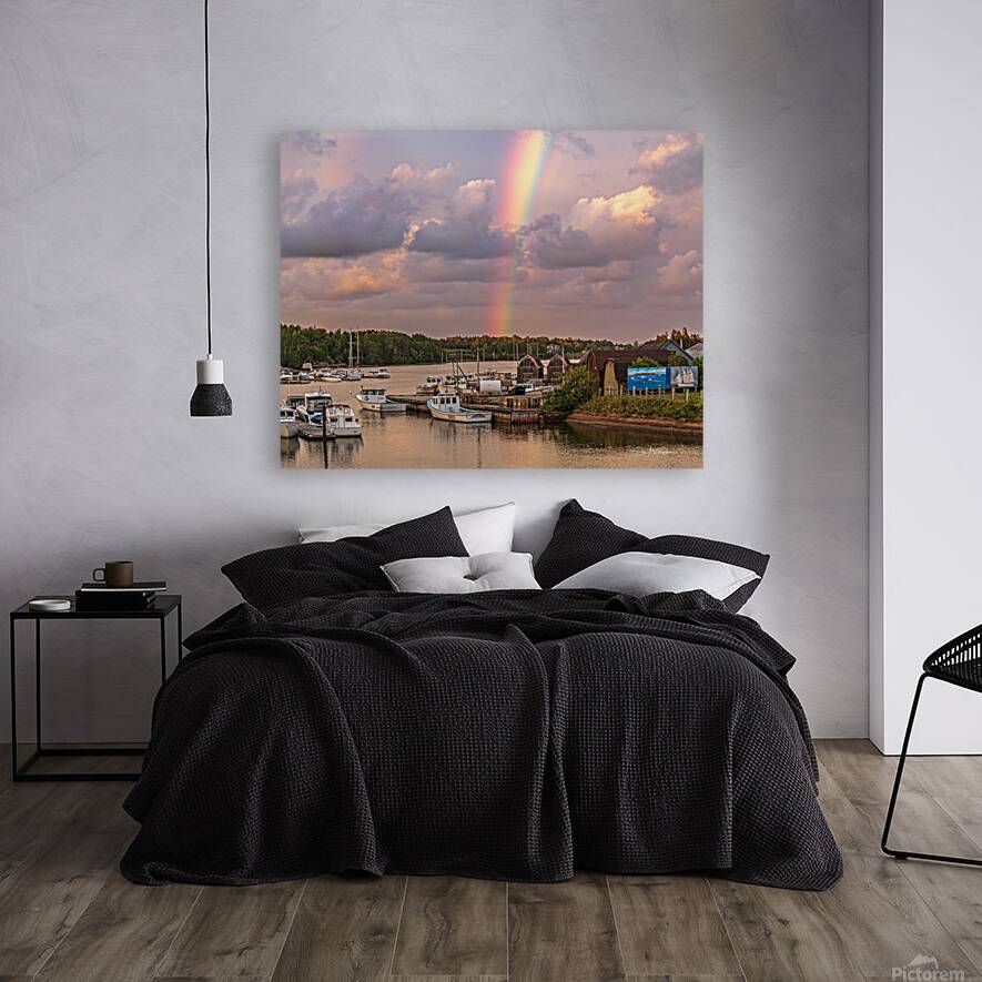 Rainbow at the River Reproduction