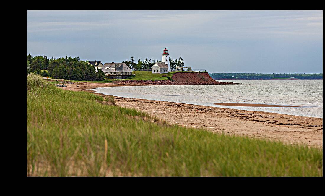 Fall Evening at the Beach Reproduction