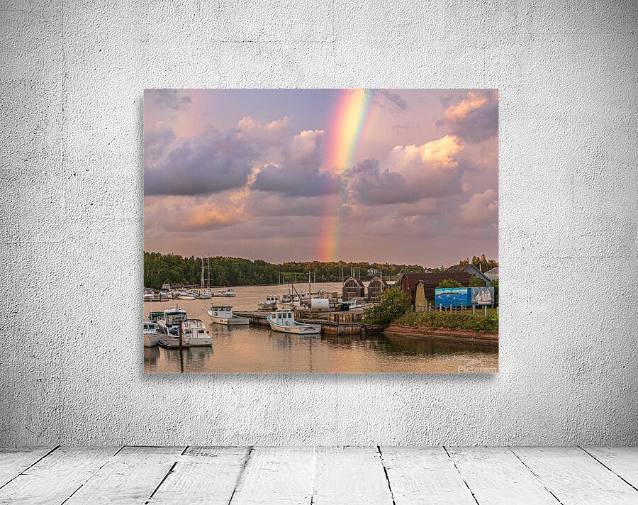Rainbow at the River Wall Preview