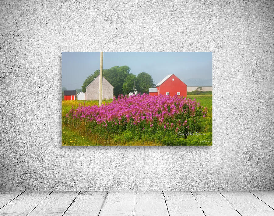 Foggy Day on the Farm Wall Preview