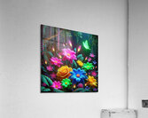 Garden flowers in bright colors 11 Acrylic Print