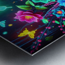 Garden flowers in bright colors 10 Metal print