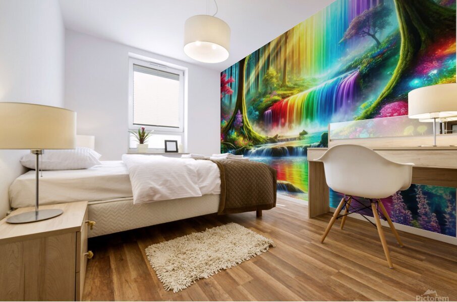 charming colorful nature 5 Mural print