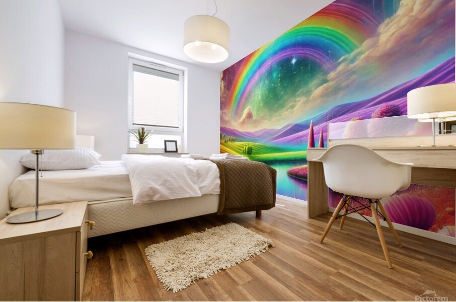 charming colorful nature 8 Mural print