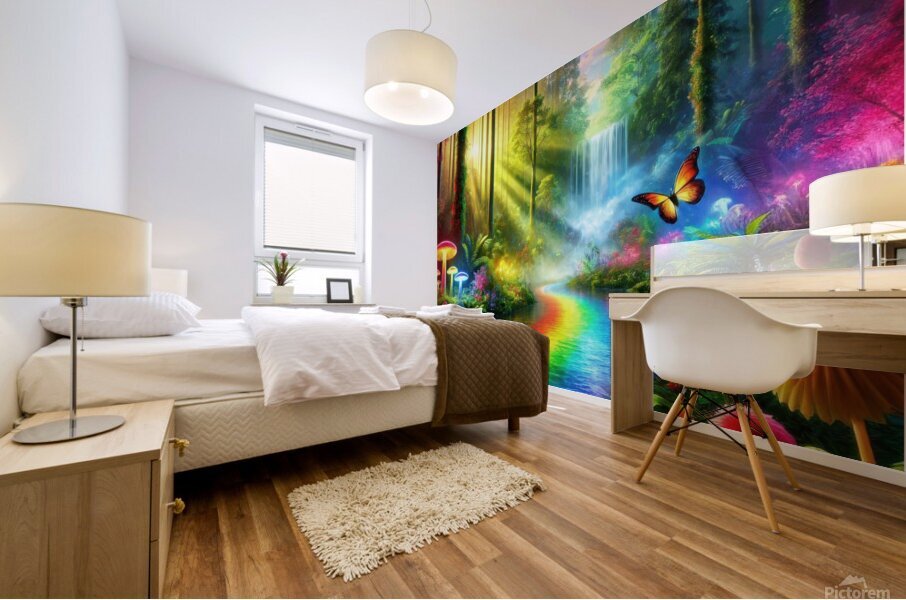 charming colorful nature 17 Mural print