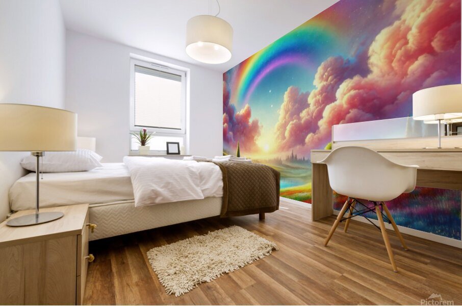 charming colorful nature 25 Mural print