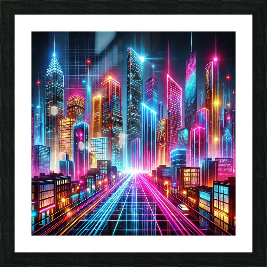 City buildings 17 Picture Frame print