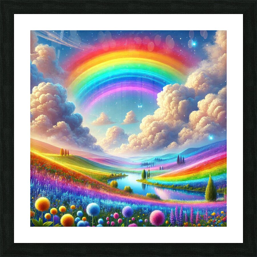 charming colorful nature 4 Picture Frame print